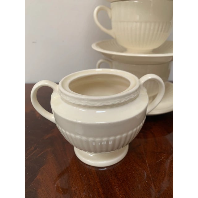 1970s 1970s Wedgwood & Barlaston of Etruria “Edme” Tea Service - 10 Pieces For Sale - Image 5 of 6