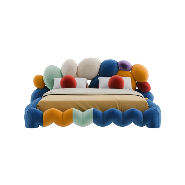 Textile Artisphere Bed by Malabar For Sale - Image 7 of 7