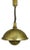 Brass Pendant Light by WKR, 1970s For Sale