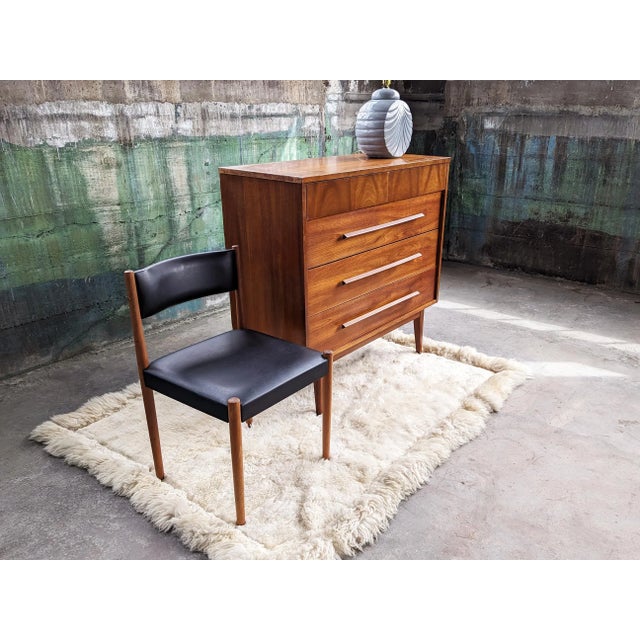 Mid-Century Modern 1960s Mid Century Dresser, 4 Drawers, Tapered Danish Legs For Sale - Image 3 of 7
