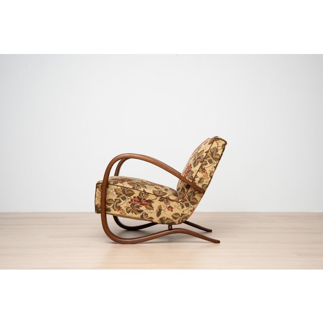 Art Deco H269 Lounge Chairs by Jindřich Halabala, Czechoslovakia, 1930s For Sale - Image 11 of 17