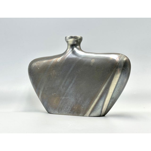 Mid-Century Flat Bottle in Aluminium with Patina, 1970s For Sale - Image 14 of 14