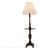 Standard Lamp with Integrated Table in Mahogany For Sale