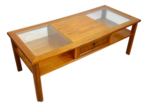 Coffee Table with Glass Top from G-Plan, 1960s