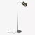 Minimalist aluminum floor lamp, with a thin and slender stem. Its adjustable, cylindrical-shaped spot can be easily...