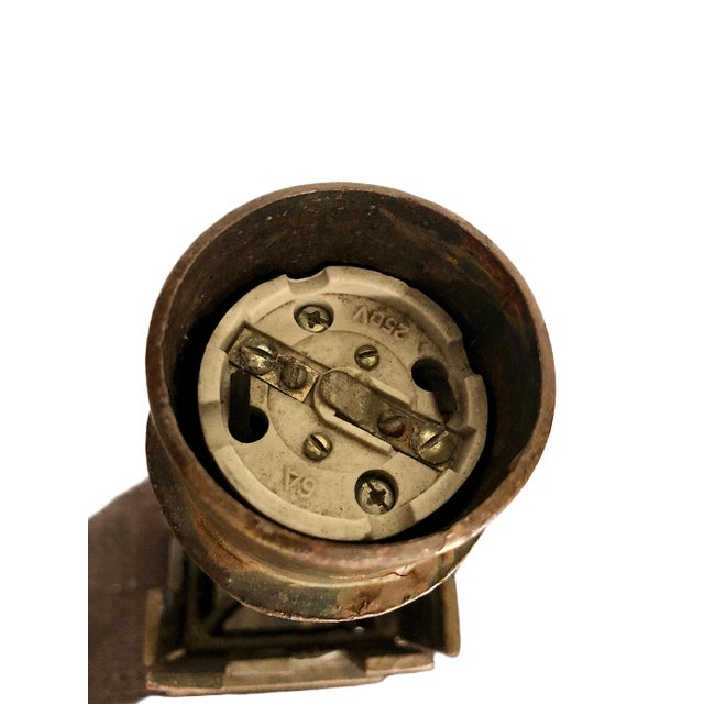 Mid 20th Century Brutalist Sculptural Table Lamp For Sale - Image 5 of 6