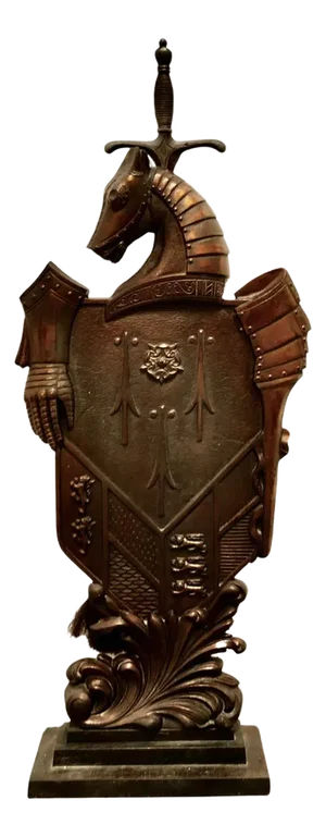Iron Knight and Horse Armoured Companion Set, Set of 4