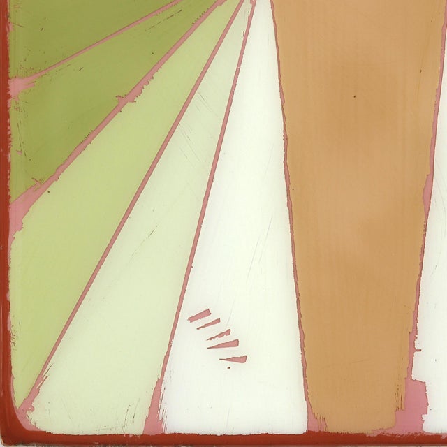 The Window 335 - Original Minimalist Mixed Media Acrylic and Resin Painting on Wood Panel by Ricky Hunt For Sale In Los Angeles - Image 6 of 9