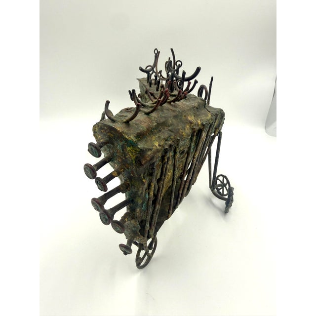 Mid-Century Modern Vintage Brutalist Sculpture Latinamerican School For Sale - Image 3 of 7