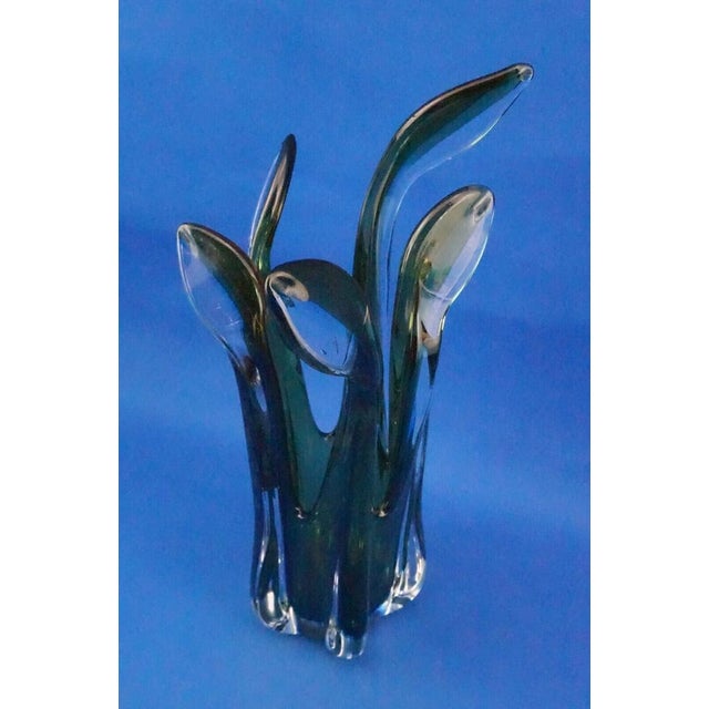 Murano Glass Vase attributed to Archimede Seguso For Sale - Image 9 of 18