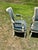 French 19th Century Louis XVI Painted Walnut Arm Chairs - Set of 2 For Sale - Image 9 of 12