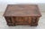 Brown Antique Blanket Chest in Hand-Carved Walnut, 1600s For Sale - Image 8 of 17