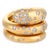 Contemporary Vintage 1.10 Carat Diamond 18k Yellow Gold Snake Wrap Ring, Size 6 For Sale - Image 3 of 6