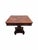 Wood Antique American Empire Revival Figured Walnut Pedestal Game Table For Sale - Image 7 of 9
