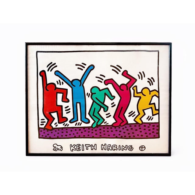 Contemporary Keith Haring, The Dance for Nouvelles Images, 1991, Original Lithograph For Sale - Image 3 of 3