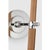 2020s Thomas O'Brien for Visual Comfort Signature Bryant Large Wrapped Tail Sconce in Polished Nickel and Natural Leather with Linen Shade For Sale - Image 5 of 7