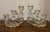 Cambridge Glass Company 1930s Cambridge Glass Valencia Etched & Gilt 3-Light Candelabra – Pair For Sale - Image 4 of 17