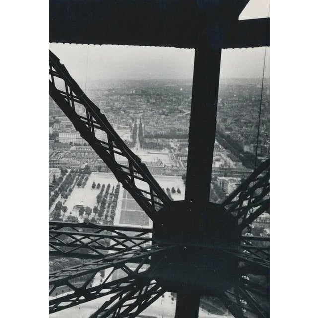 Eiffel Tower, France, 1950s, Black & White Photograph For Sale - Image 3 of 5