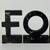Unique Vintage Wooden Letters Spelling "Folk Art" in Art Deco Design & Weathered Black Paint For Sale - Image 4 of 10