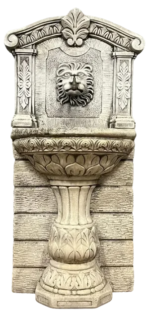 Large Greek Fountain in Reconstituted Stone, 1950s