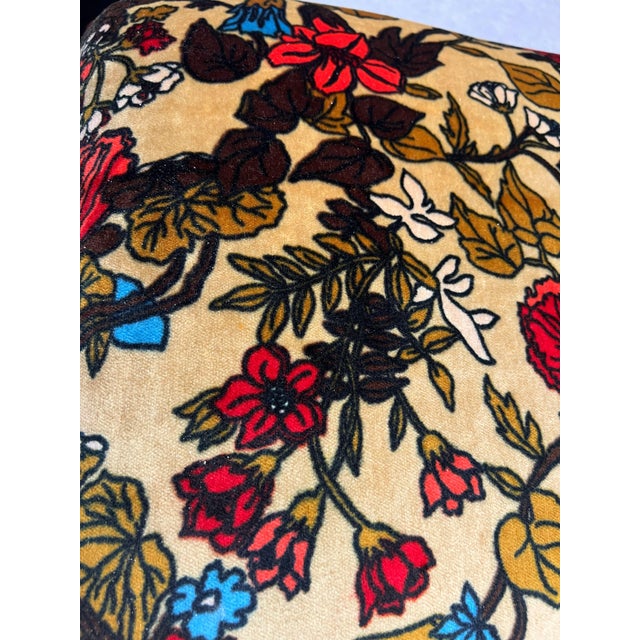 1960s Jack Lenor Larsen Style Upholstered Bench For Sale In Charleston - Image 6 of 7