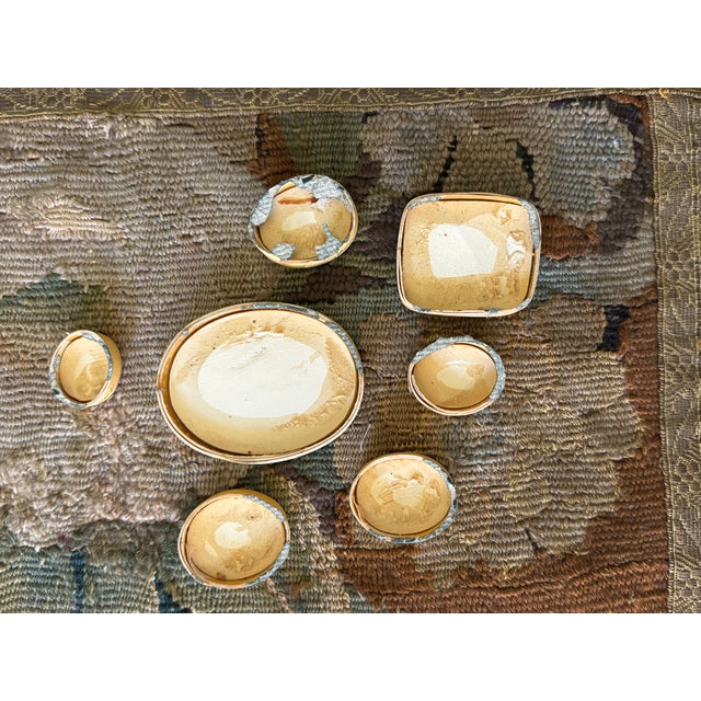 Antique Italian Grand Tour Plaster Intaglios - Set of 7 (Group #7) For Sale - Image 12 of 12