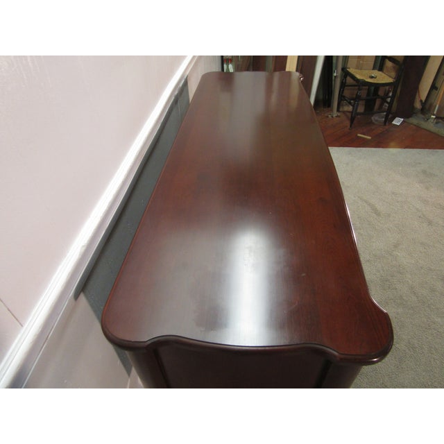 Harden Furniture 1990s Harden Solid Cherry Queen Anne Sideboard For Sale - Image 4 of 9