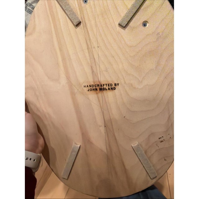 1980s Vintage Hand-Carved Wood Duck Family Sculpture Folk Art – Handcrafted For Sale - Image 5 of 13