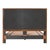 Deco Geo Carved Wood Queen Bed Frame For Sale - Image 4 of 4