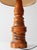 Mid 20th Century Mid Century Turned Mixed Wood Table Lamp With Woven Shade For Sale - Image 11 of 18