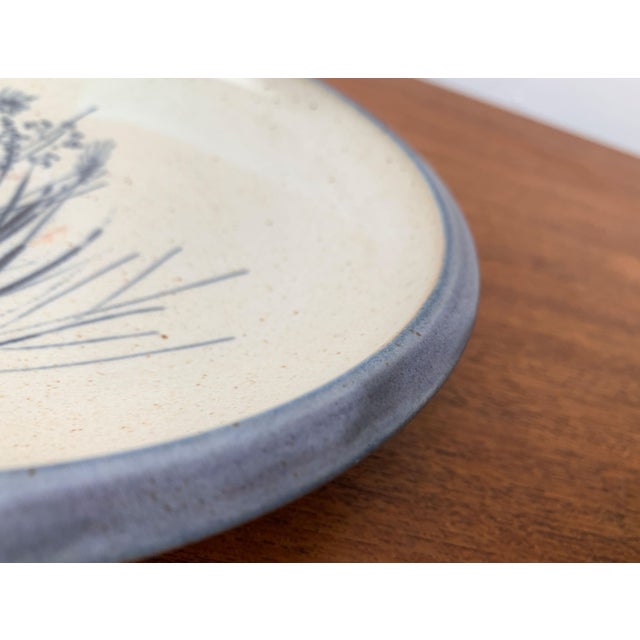 Vintage Ceramic Bowl with Flower Motifs, 1970s For Sale - Image 11 of 14