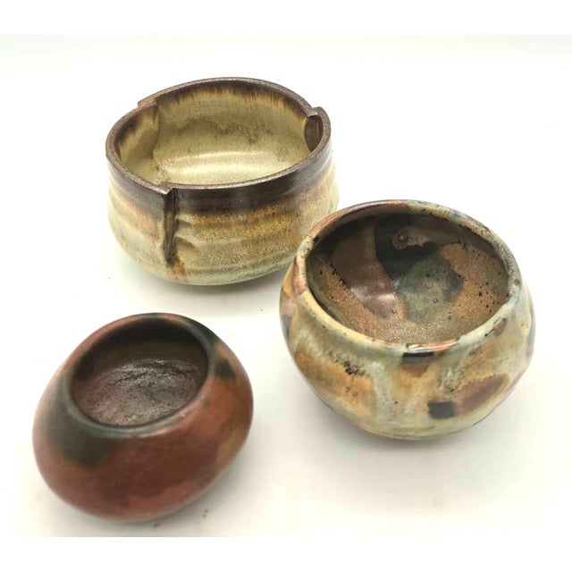 California Pottery Vintage Studio Pottery Bowls, Lot of 3 For Sale - Image 4 of 12