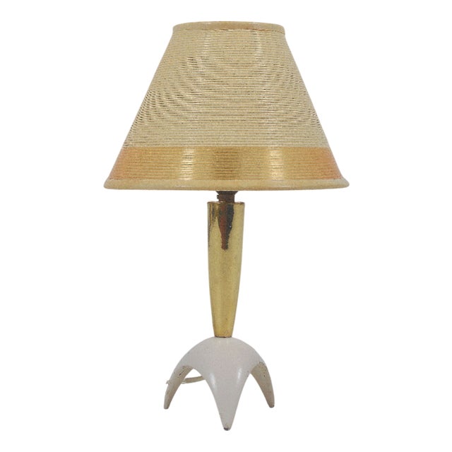 Vintage Tripod Table Lamp attributed to Rotaflex, 1950s For Sale