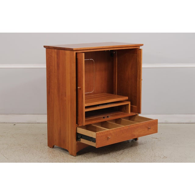 Mission Stickley Mission Cherry Tv Entertainment Unit For Sale - Image 3 of 18