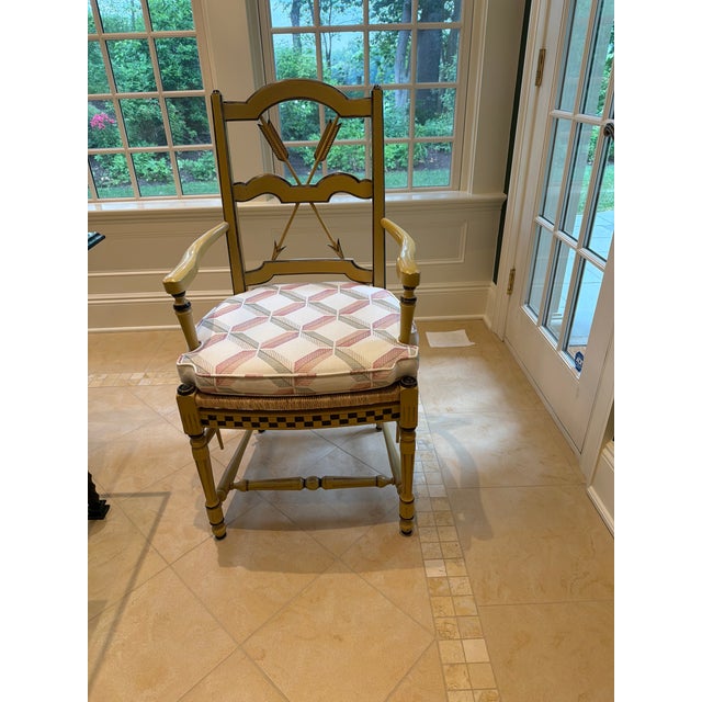 Bring timeless charm and whimsical elegance to your dining space with this exquisite set of six McKenzie‑Childs dining...