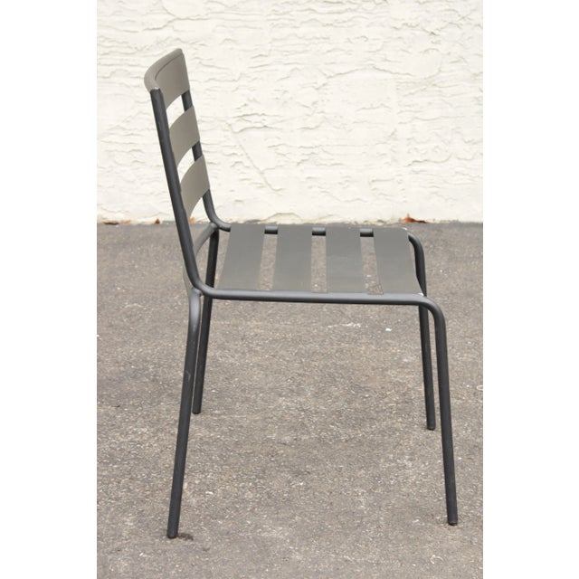 Early 21st Century Metro' Cast Iron Outdoor Dining Set 5 Pieces