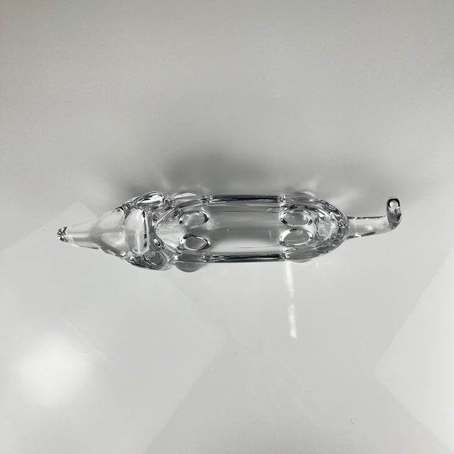 Crystal Dachshund Trinket Dish, 1960s For Sale - Image 6 of 10