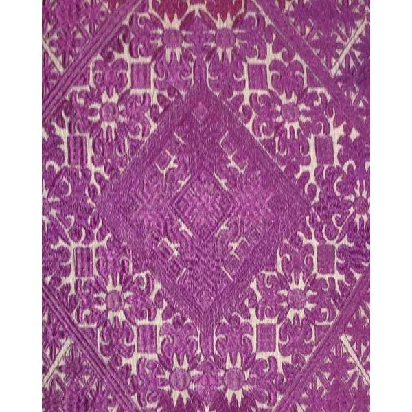 These beautifully embroidered silk pillows are made in the Swaat Valley on the India Pakistan border. "Phulkari"...