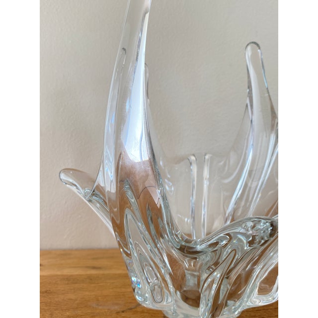 Large Vintage Crystal Centerpiece, 1960s For Sale - Image 13 of 18