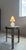 Glass 1920s Diminutive Frosted Glass Art Deco Table Lamp French Industrial / Machine Age For Sale - Image 7 of 11