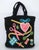 'Granny Chic' at its best! 1950's handmade felt tote handbag decorated with a sewing theme design including thread,...