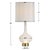 White Glass Glow Table Lamp For Sale In Los Angeles - Image 6 of 6
