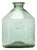 Sage Glass Bottle Neck Vase 9"H For Sale