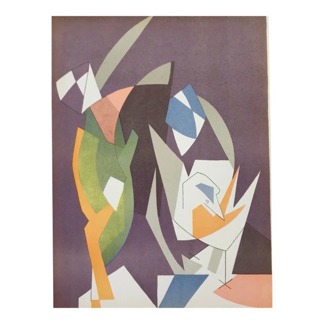 Andre Beaudin Original Lithograph -6 1961 For Sale