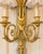 1860 French Artisan Louis XVI Gold Bronze Silk Sconces-Pair For Sale - Image 15 of 17