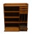 Late 20th Century High End Vintage Danish Modern Teak Wood 37" Media Shelving / Bookcase For Sale - Image 5 of 11