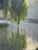 Early 21st Century In The Silence, James 1:17 by Thomas Kegler | Oil on board Landscape with a river and trees at dawn For Sale - Image 5 of 5