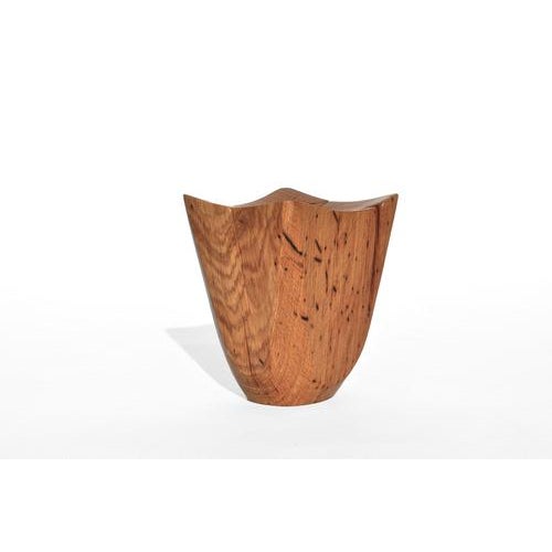 Contemporary V21174 Vessel in Natural Oak Wood by Jörg Pietschmann For Sale - Image 3 of 15