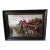 Large Vintage Fox Hunt Painting, British Style For Sale