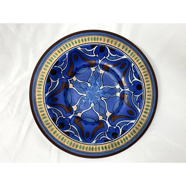 1960s Large Ceramic Gouda Charger Made in Holland For Sale - Image 5 of 12